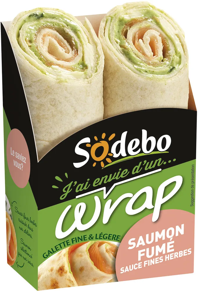 J'ai envie d'un wrap - Saumon fumé