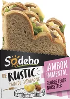 Le Rustic - Jambon Emmental Beurre léger et noisettes