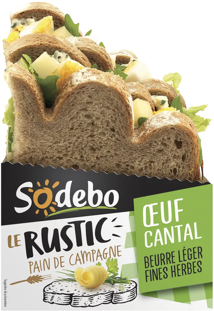 Le Rustic - Oeuf Cantal Beurre léger et Fines herbes