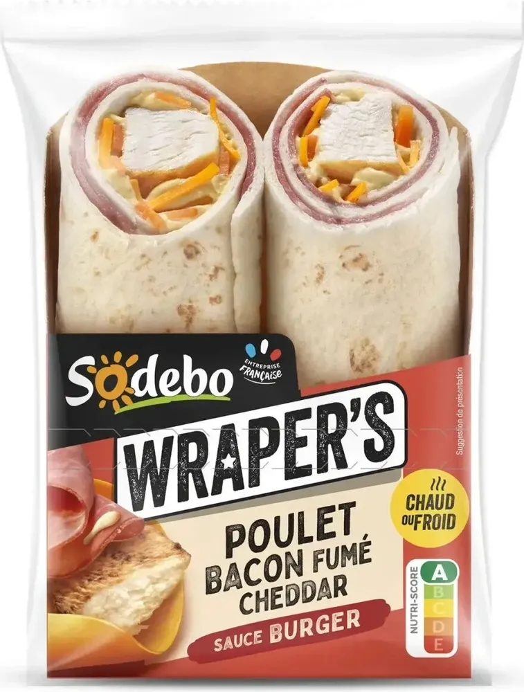 Wraper's poulet bacon fumé cheddar