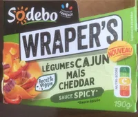 Wraper’s légumes cajun maïs cheddar