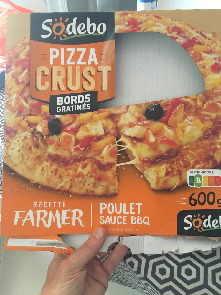 Pizza Crust bords gratinés