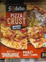 Pizza Crust, poulet sweet curry - Bords gratinés