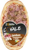 L'ovale jambon champignons de paris