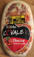 L'Ovale - Pizza chorizo poivrons grillés