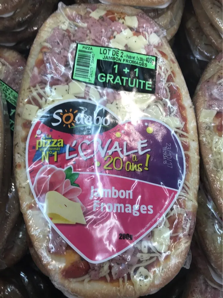 Pizza jambon fromages L'Ovale