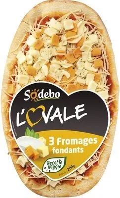 Pizza L'Ovale 3 fromages fondants