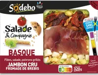 S&c basque poivrons jambon cru fromage de brebis