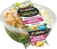 Salade garden parisienne jambon emmental