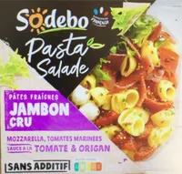 Pasta salade pates fraiches jambon cru