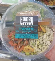 Asian Salad Crevette Curry Vert -Sauce Aigre Douce