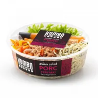 Asian salad porc teriyaki