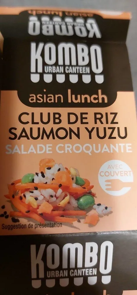 Clubs de riz saumon yuzu