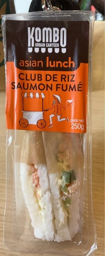 Club de riz saumon fumé