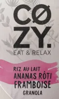 Cozy Riz au lait ananas rôti framboise granola