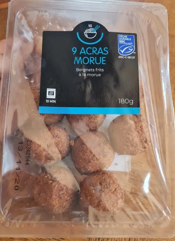 Acras de morue (beignets frits à la morue)