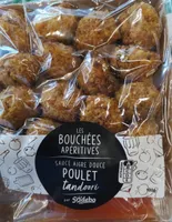 Bouchées apéritives poulet tandoori