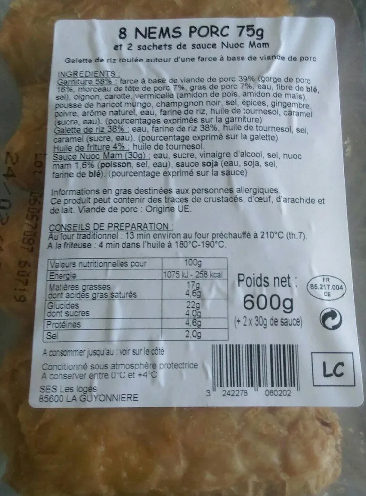 Nems porc