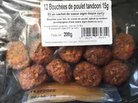 Bouchées de poulet tandoori