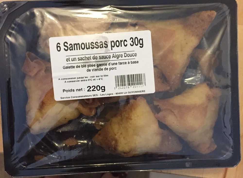 Samoussas porc
