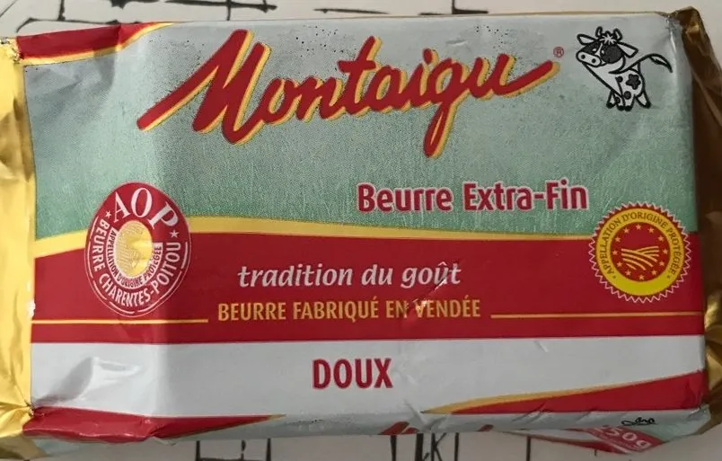 Beurre Doux Plaquette Aoc Charentes Poitou