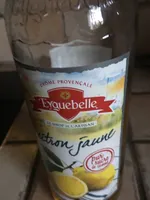 Sirop au sucre français citron jaune