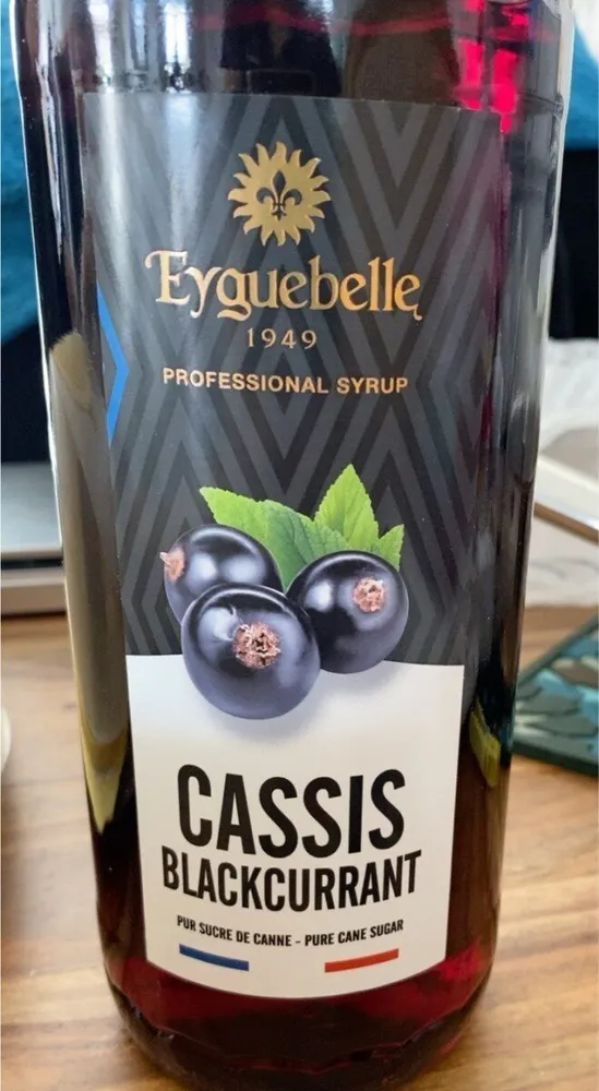 Sirop de cassis