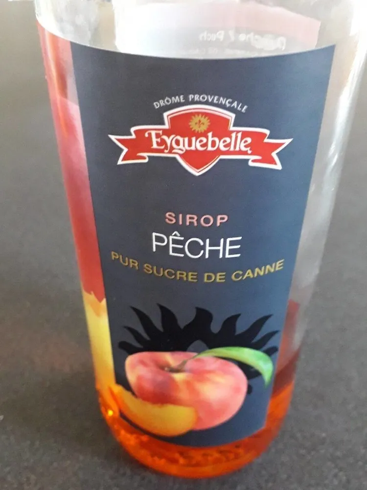 Sirop de pêche pour Sucre de canne