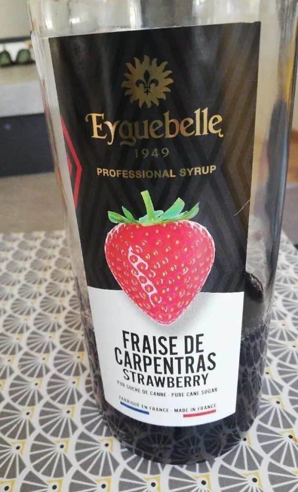 Sirop de fraises