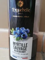 Sirop myrtille sauvage blueberry