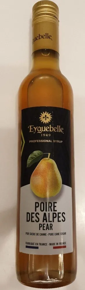 Sirop de poires des alpes