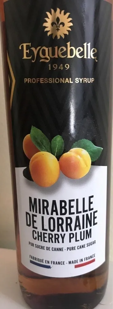 Sirop Mirabelle de Lorraine