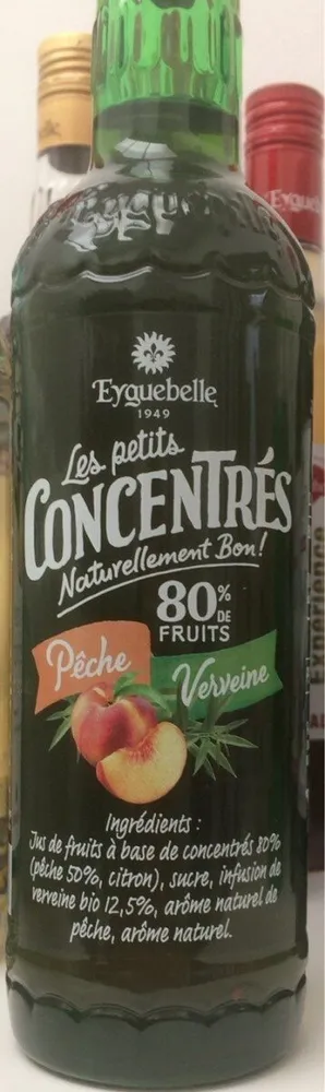 les petits concentrés pêche/ verveine