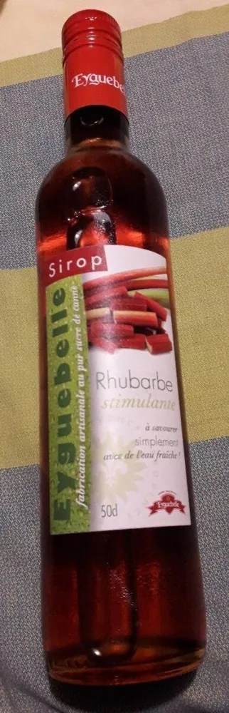 Sirop Rhubarbe stimulante