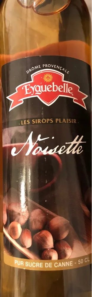 Sirop de noisette