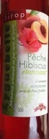 Sirop pêche hibiscus