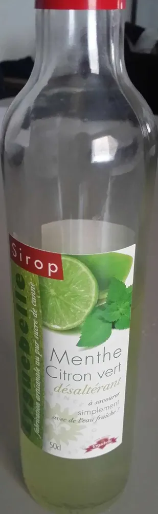 Sirop menthe citron vert