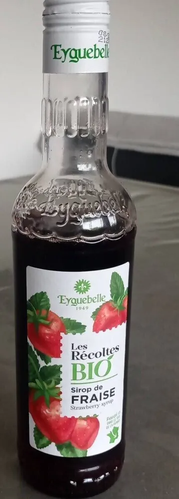 Sirop de fraises bio