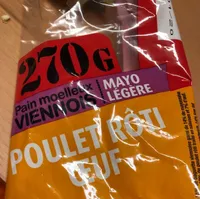 Sandwich poulet rôti