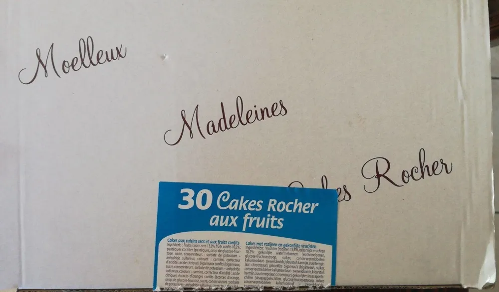 30 cakes rocher aux fruits