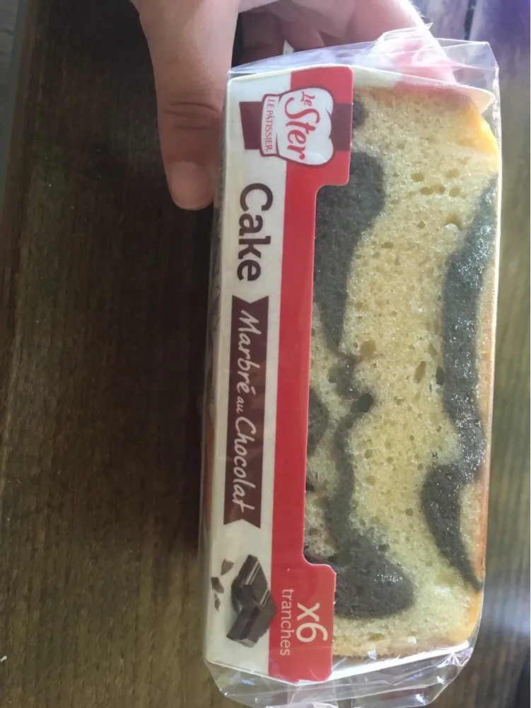 Cake marbré au chocolat
