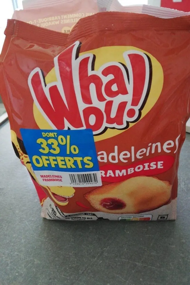 Madeleine framboises