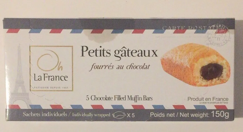 Petits gâteaux fourrés au chocolat