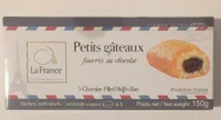 Petits gâteaux fourrés au chocolat