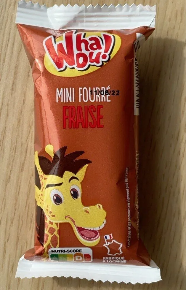 Mini fourré fraise