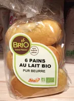 6 pains au lait biologique