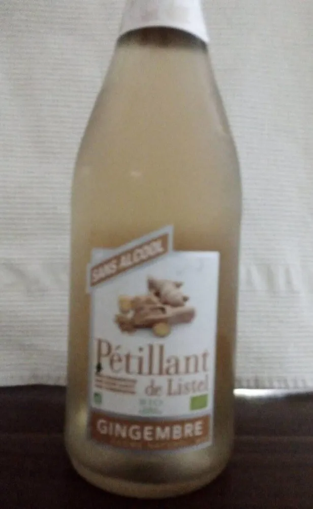 Boisson pétillante sans alcool à base de jus de raisin bio