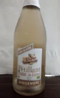 Boisson pétillante sans alcool à base de jus de raisin bio