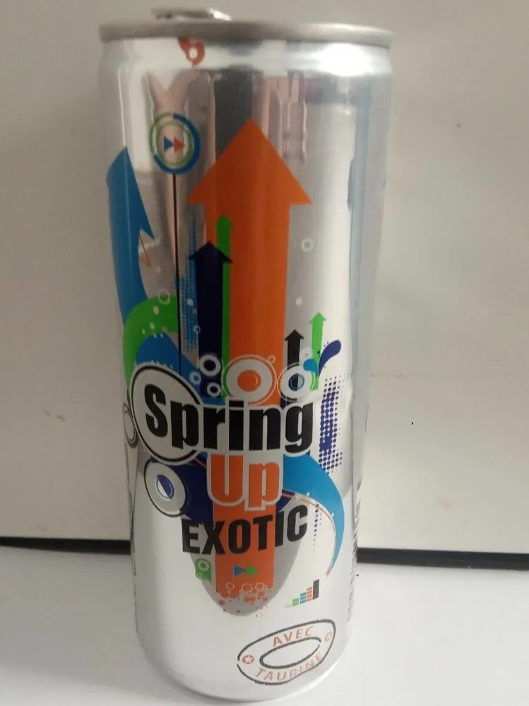 Boisson Energy Drink aromatisée Exotic, boîte de 25cl