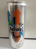 Boisson Energy Drink aromatisée Exotic, boîte de 25cl